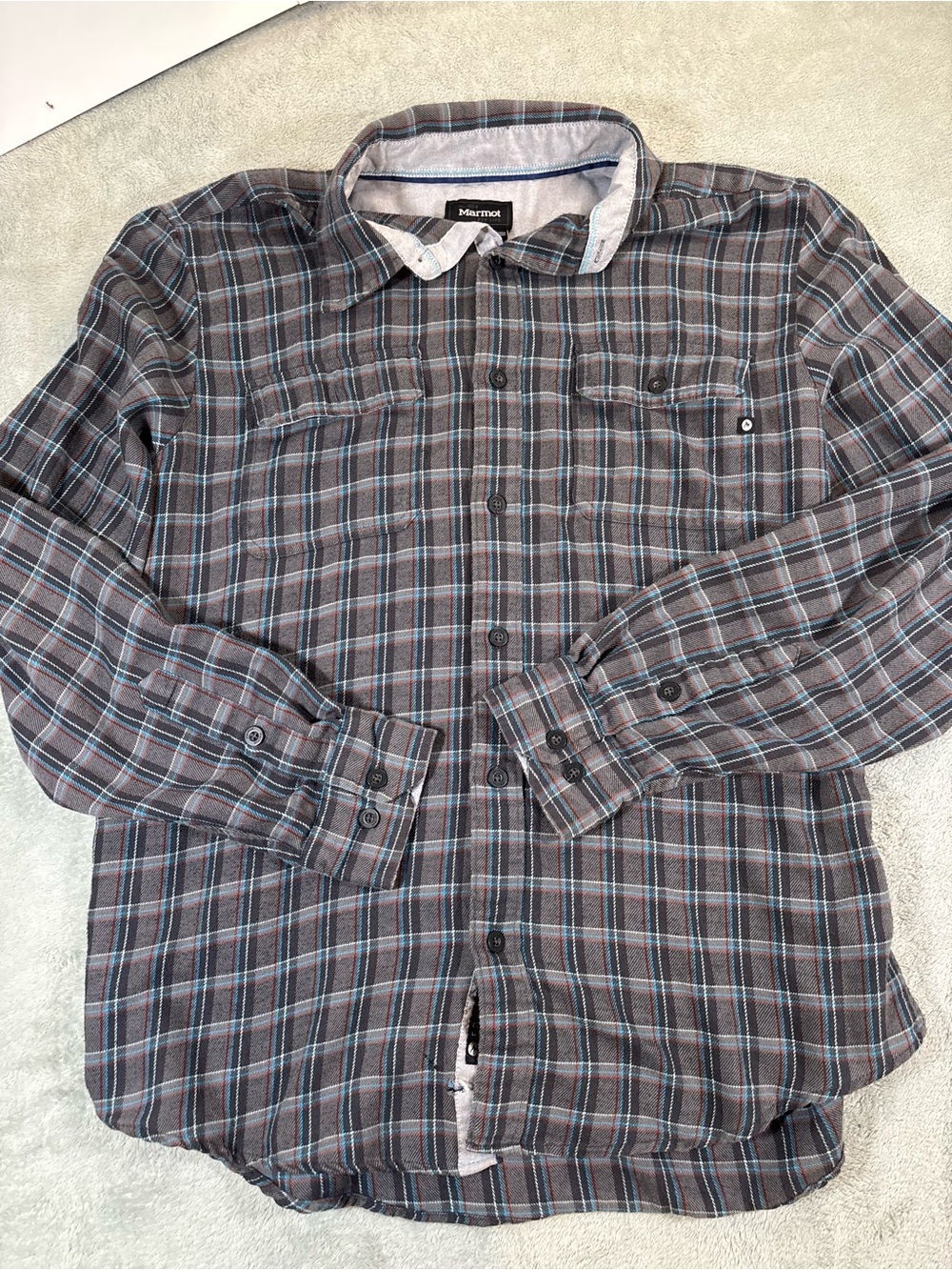 Marmot Button Up Shirt Size Medium